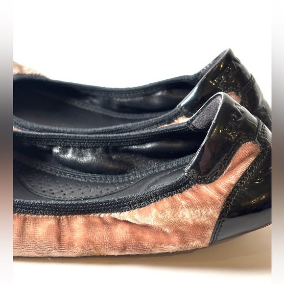 Prada Vintage Velvet & Patent Flats | Made in Italy Designer Shoes size 5 - Picture 5 of 11